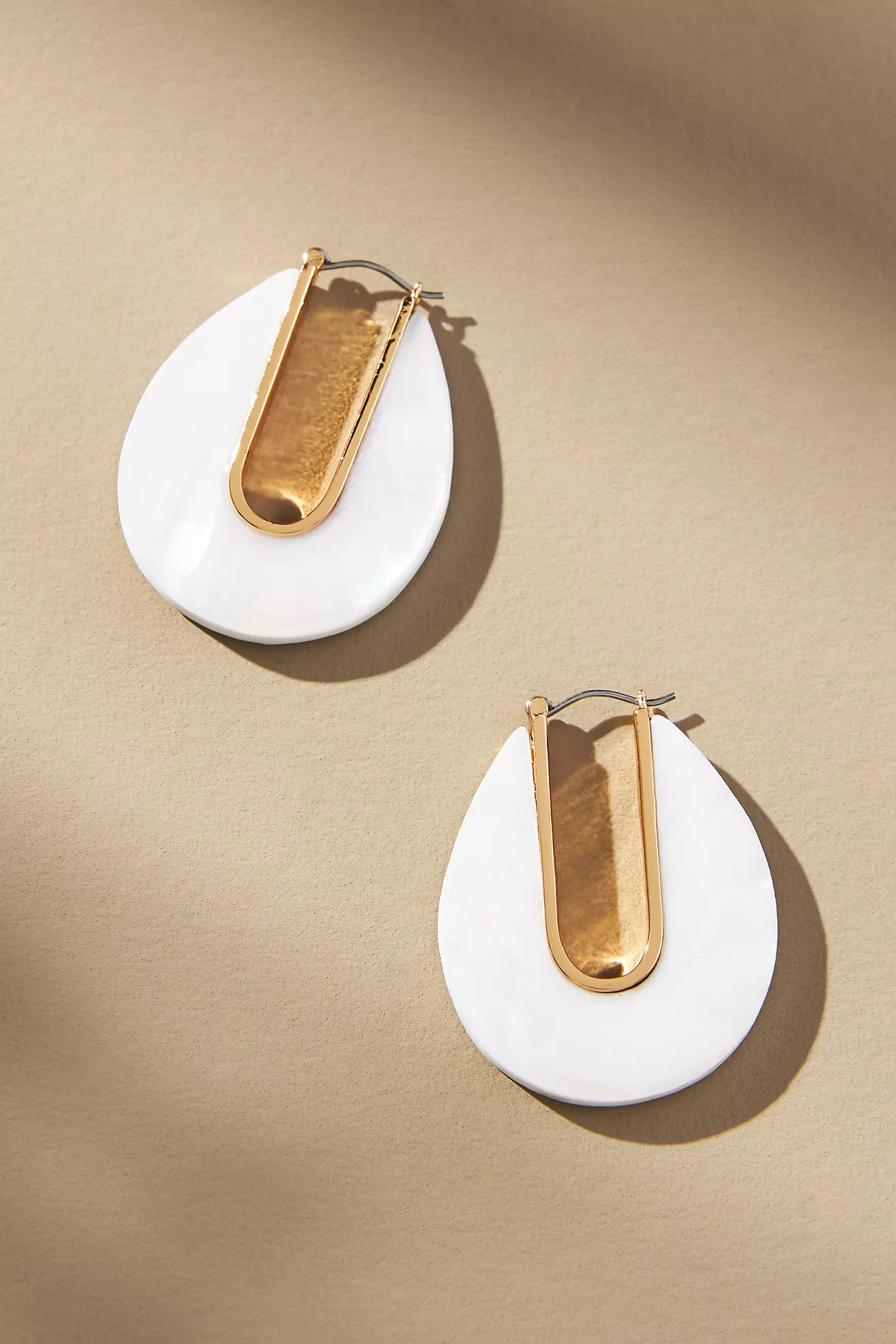 U-Shaped Stone Earrings | Anthropologie (US)