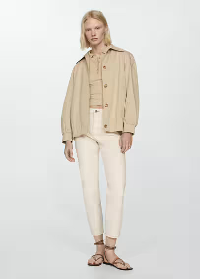 Mom comfort high-rise jeans -  Women | Mango United Kingdom | MANGO (UK)