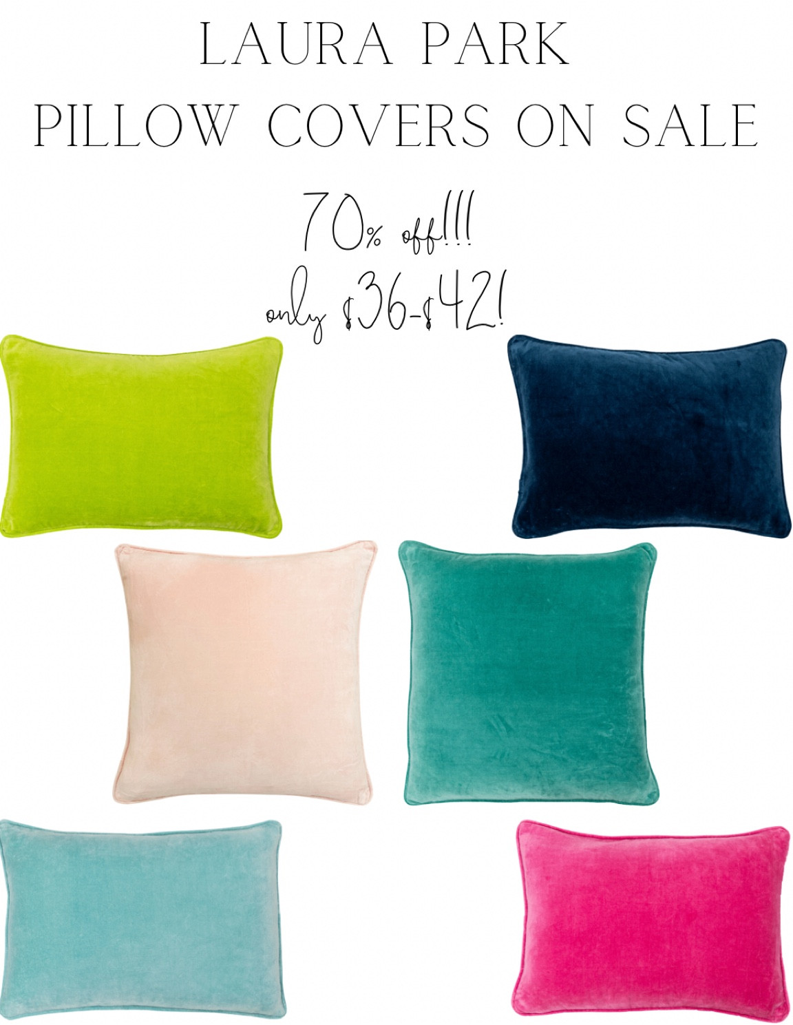 LAURA PARK PILLOW COVERS! 70% off!! Discount is applied at checkout! 
pillow covers / on sale / Laura Park

#LTKhome #LTKsalealert #LTKunder50