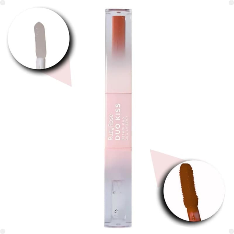 Batom Duo Ruby Rose Duo Kiss DK08 HB-L6203-8 | Beleza Na Web (BR)