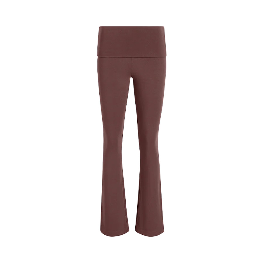 SwiftStretch Fold Over Legging | Coffee | Nuuds US