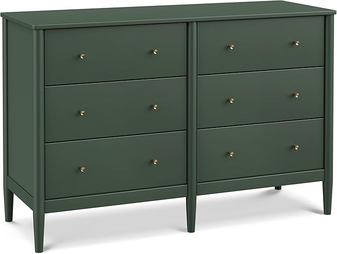 Davinci Frem 6-Drawer Dresser in Forest Green | Amazon (US)