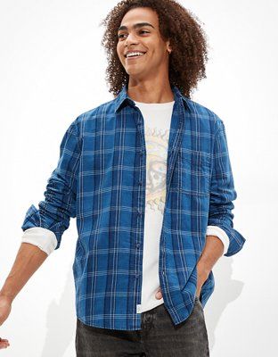 AE Plaid Super Soft Everyday Shirt | American Eagle Outfitters (US & CA)