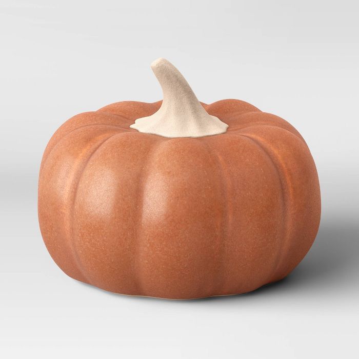 Small Ceramic Pumpkin Orange - Threshold&#8482; | Target