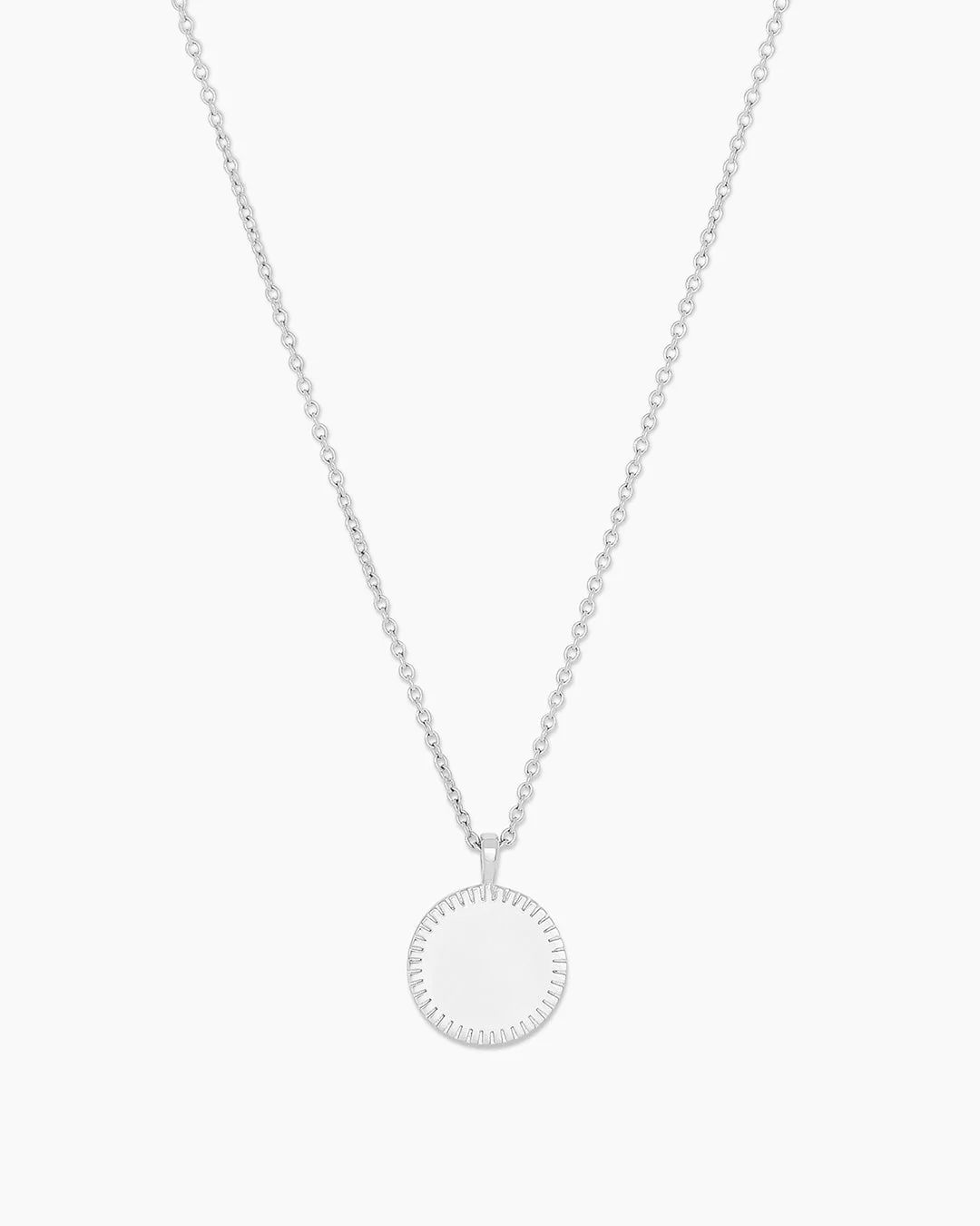 Bespoke Coin Necklace (silver) | Gorjana