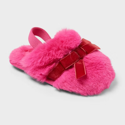 Toddler Adler Plush Scuff Slipper - Cat & Jack™ | Target