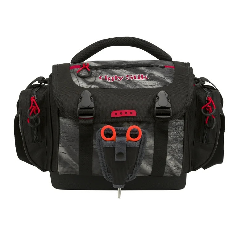 Ugly Stik Fishing Tackle Bag with Four Medium Lure Box Storage Containers, Realtree Black Camoufl... | Walmart (US)