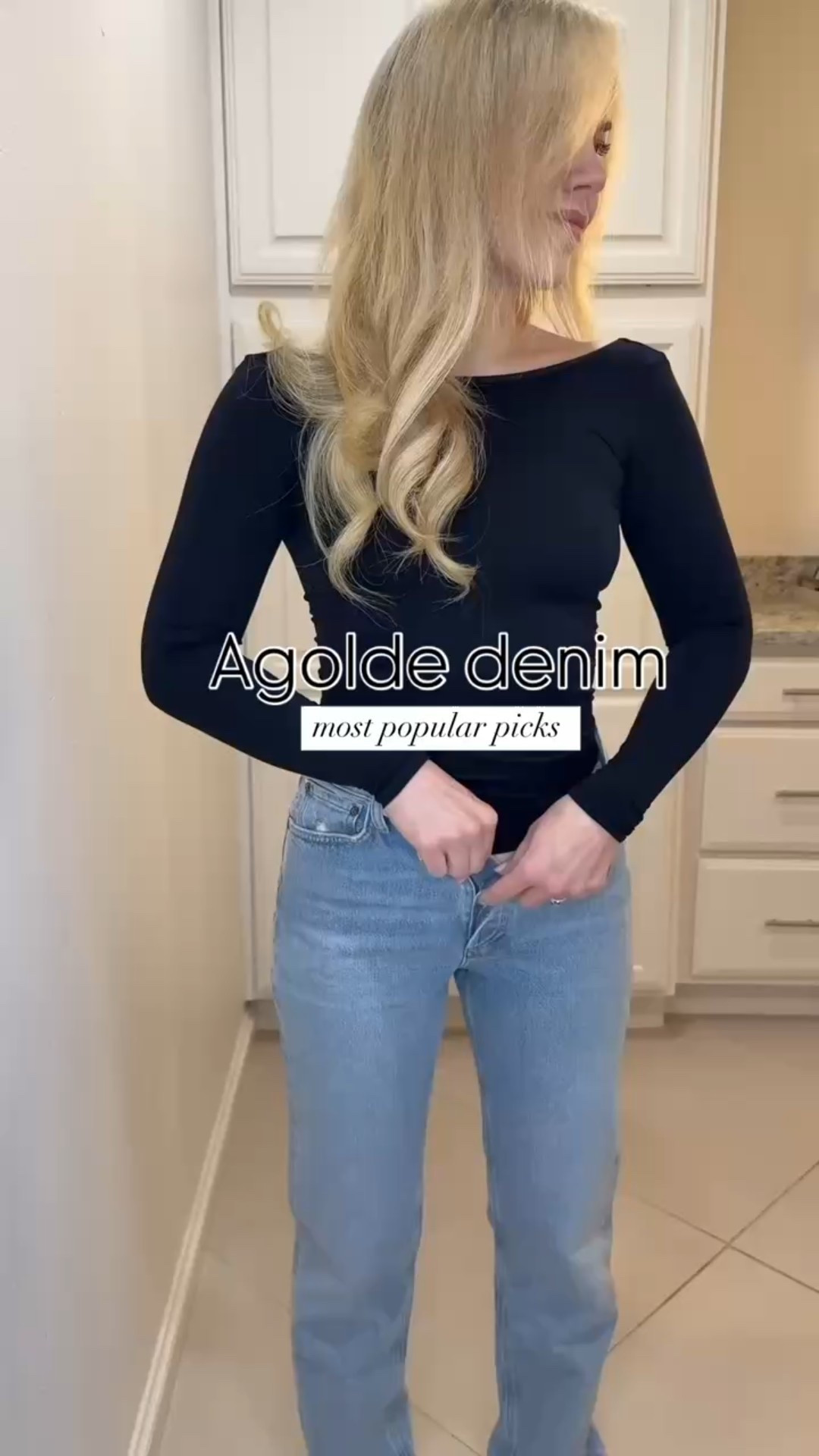 Perfect straight leg jeans 