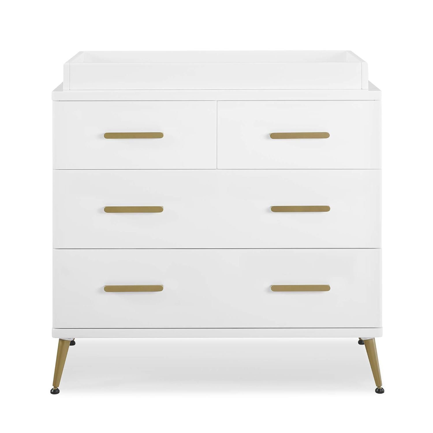 Delta Children Sloane 4 Drawer Dresser with Changing Top, Greenguard Gold Certified, Bianca White... | Amazon (US)