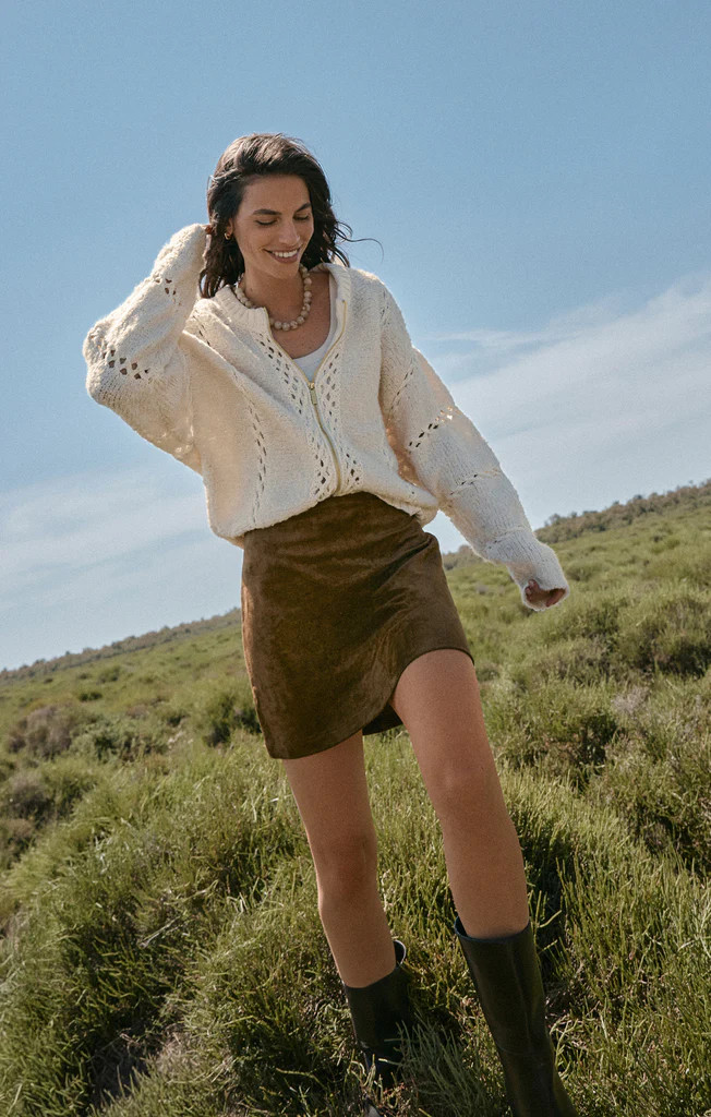 Ciera Vegan Suede Mini Skirt | Z Supply