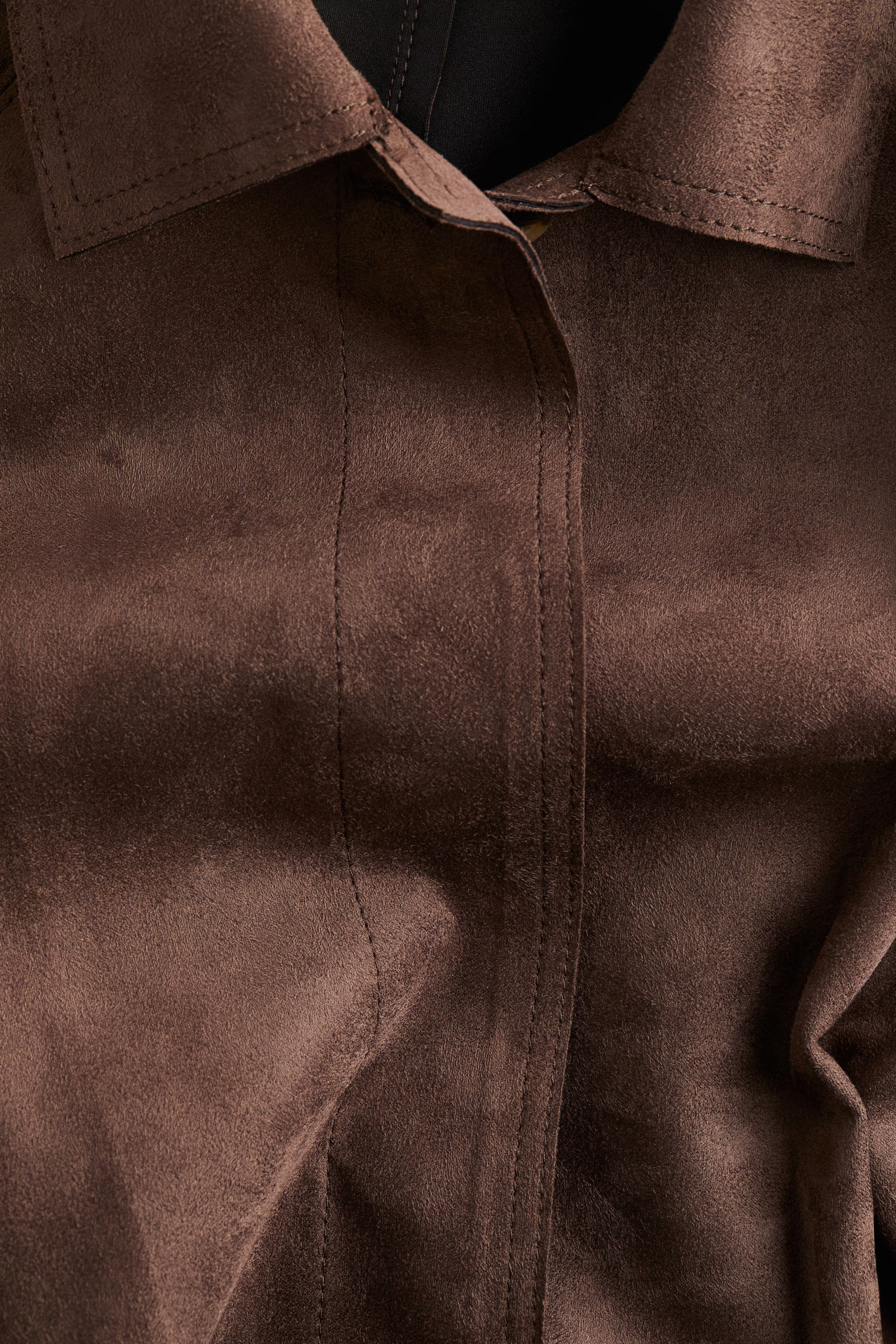 Tie-belt coat - Dark brown - Ladies | H&M GB | H&M (UK, MY, IN, SG, PH, TW, HK)