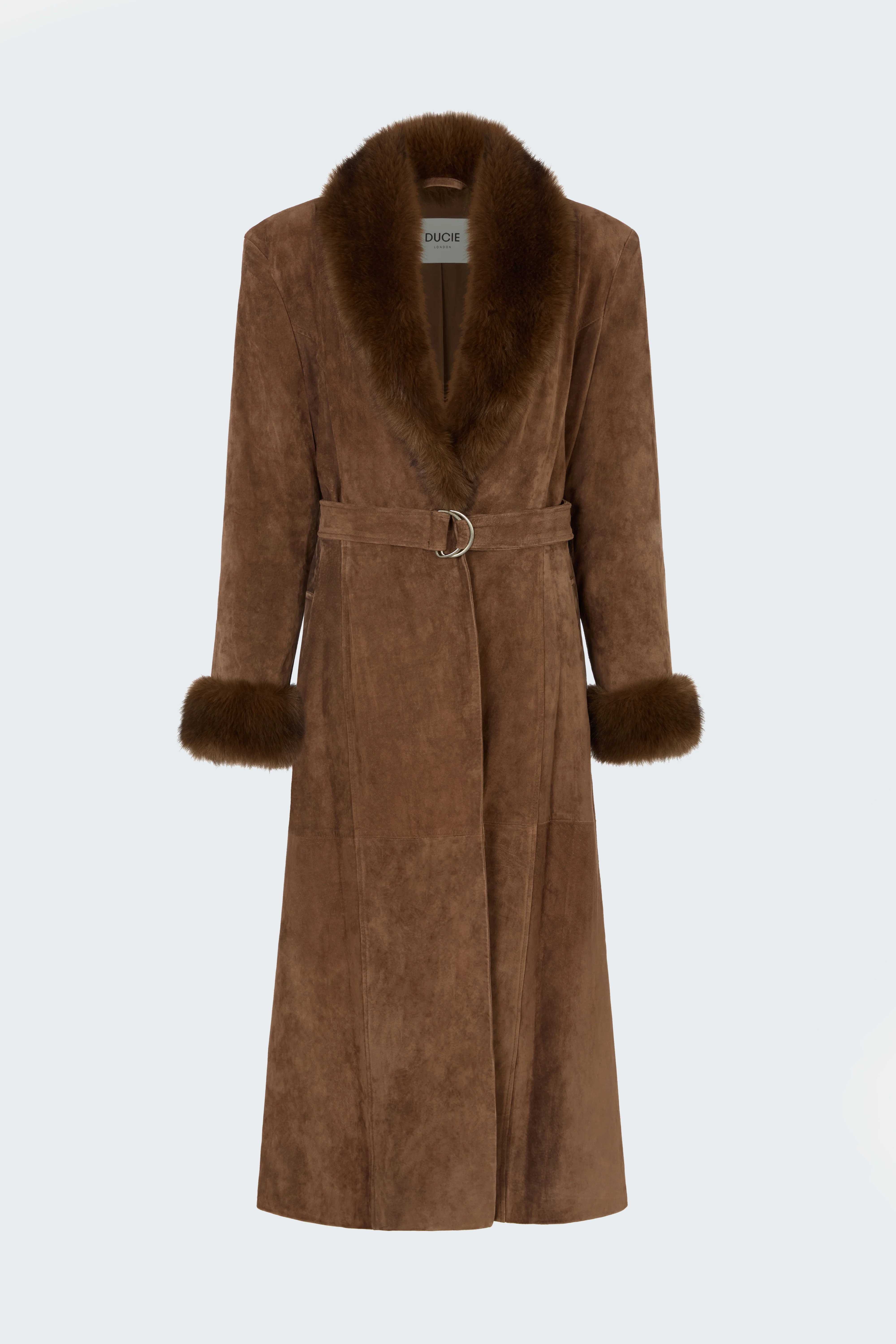 Daphne Suede Coat | DUCIE