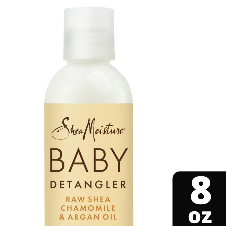 SheaMoisture Baby Detangling Conditioner Raw Shea, Chamomile & Argan Oil for Curly Hair, 8 oz | Walmart (US)