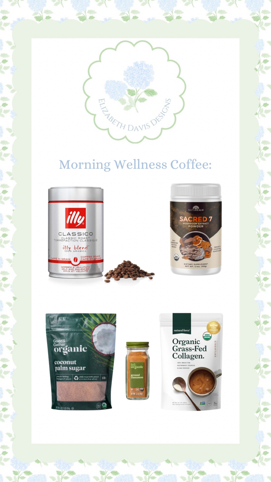My morning wellness coffee routine! Starting out the new year aiming to always choose the best possible ingredients, especially to start the day! Linking everything below!
#coffee #coffeemaker #wellness #wellnesscoffee #health #fitness 

#LTKBeauty #LTKFindsUnder50 #LTKHome