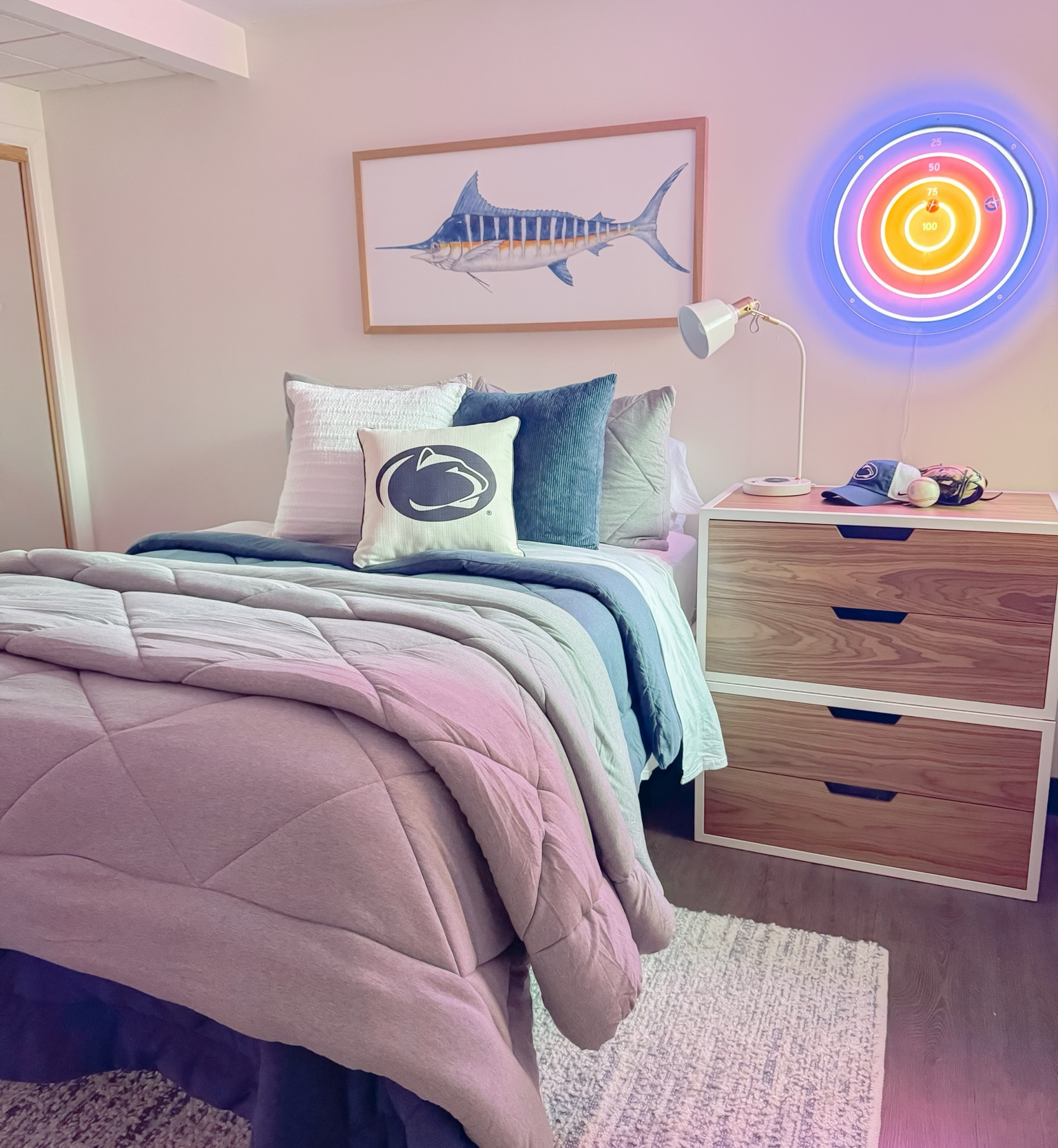 A Florida outdoorsman inspired bedroom for my son and PSU Baseball outfielder. 

#potterybarnteen #potterybarndorm #boysdorm #boysbedroom #dormdecor 

#LTKHome #LTKKids #LTKBacktoSchool