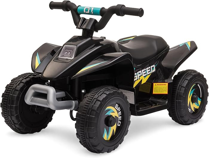 Straame 6V Electric Quad Bike, Black Ride-On Toy for Toddlers, 18-36 Months | Amazon (UK)