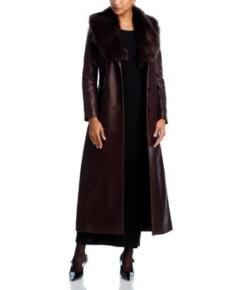 Leather Shearling Dakota Coat | Bloomingdale's (US)