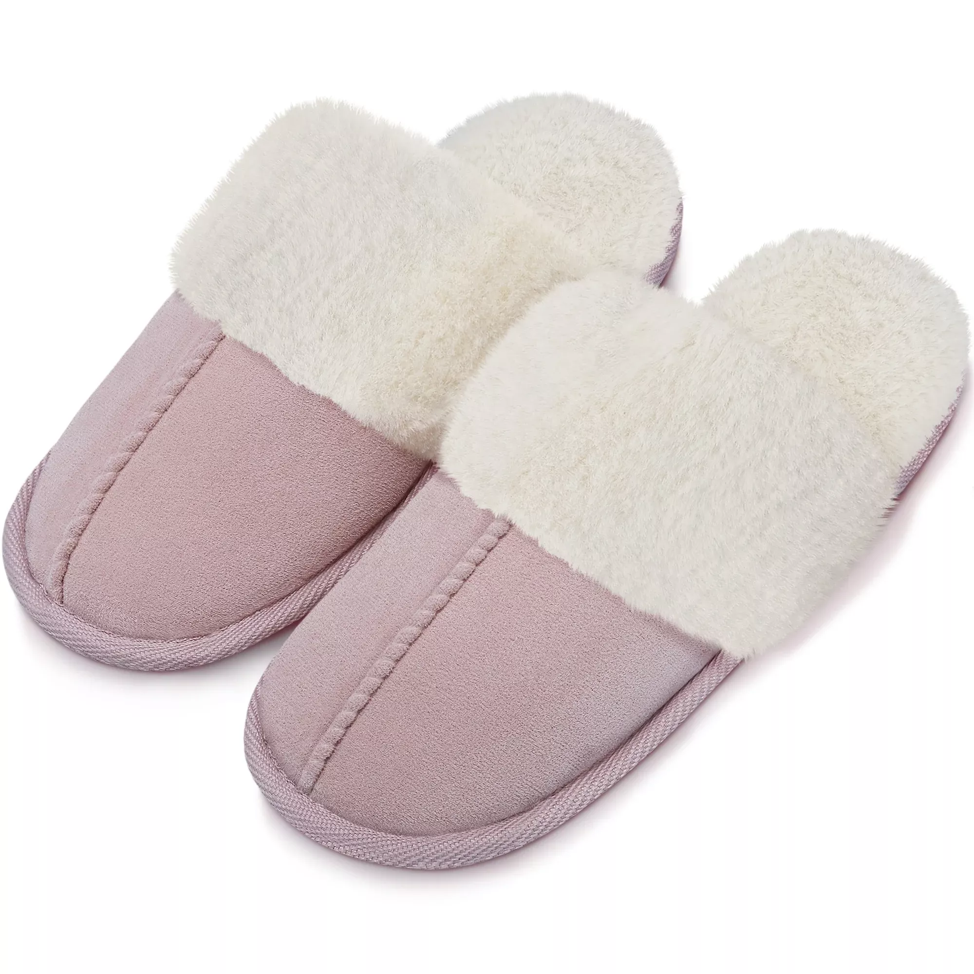 Bergman Kelly Women's Fuzzy Faux Fur Slide Slippers