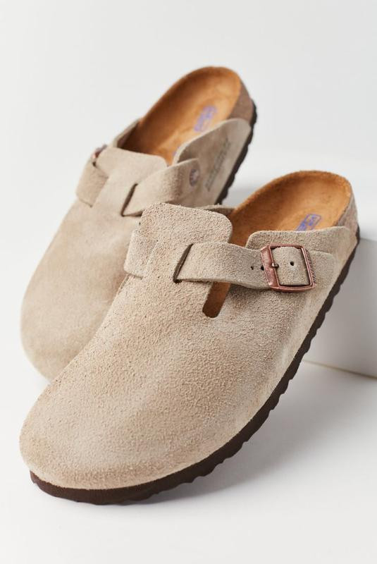 Birkenstock Boston Soft Footbed Suede Clog | Urban Outfitters (US and RoW)