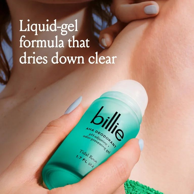 Billie AHA pH Adjusting Womens Deodorant Gel, 1.7 Fl Oz, Lavender Milk Scent, 24 Hour Protection,... | Walmart (US)