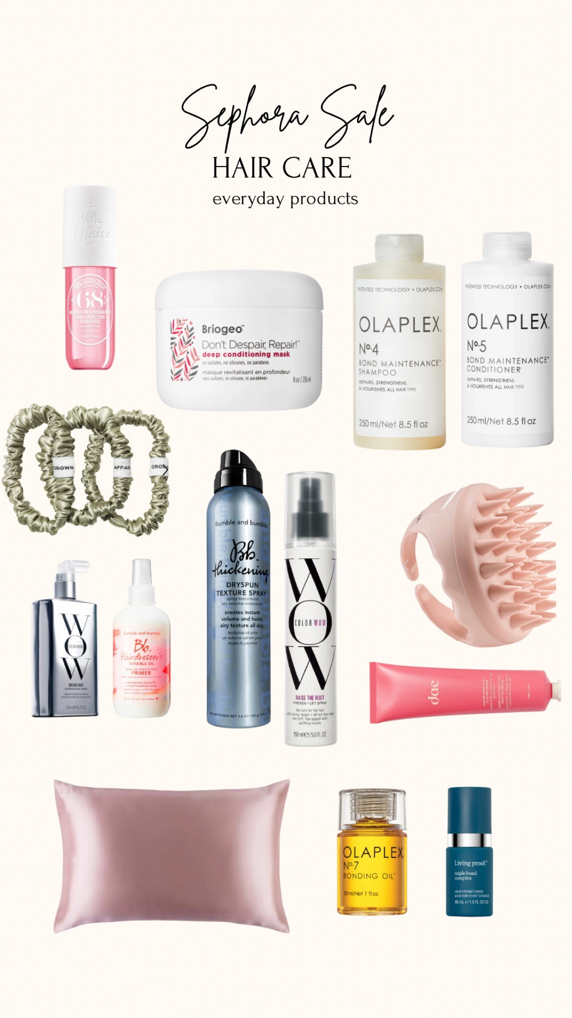 Sephora Sale - Hair Care Products 

#LTKbeauty #LTKHolidaySale #LTKsalealert