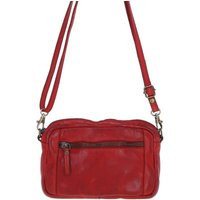 Womens Real Leather Vintage Cross Body Bag - Red - One Size | NastyGal UK