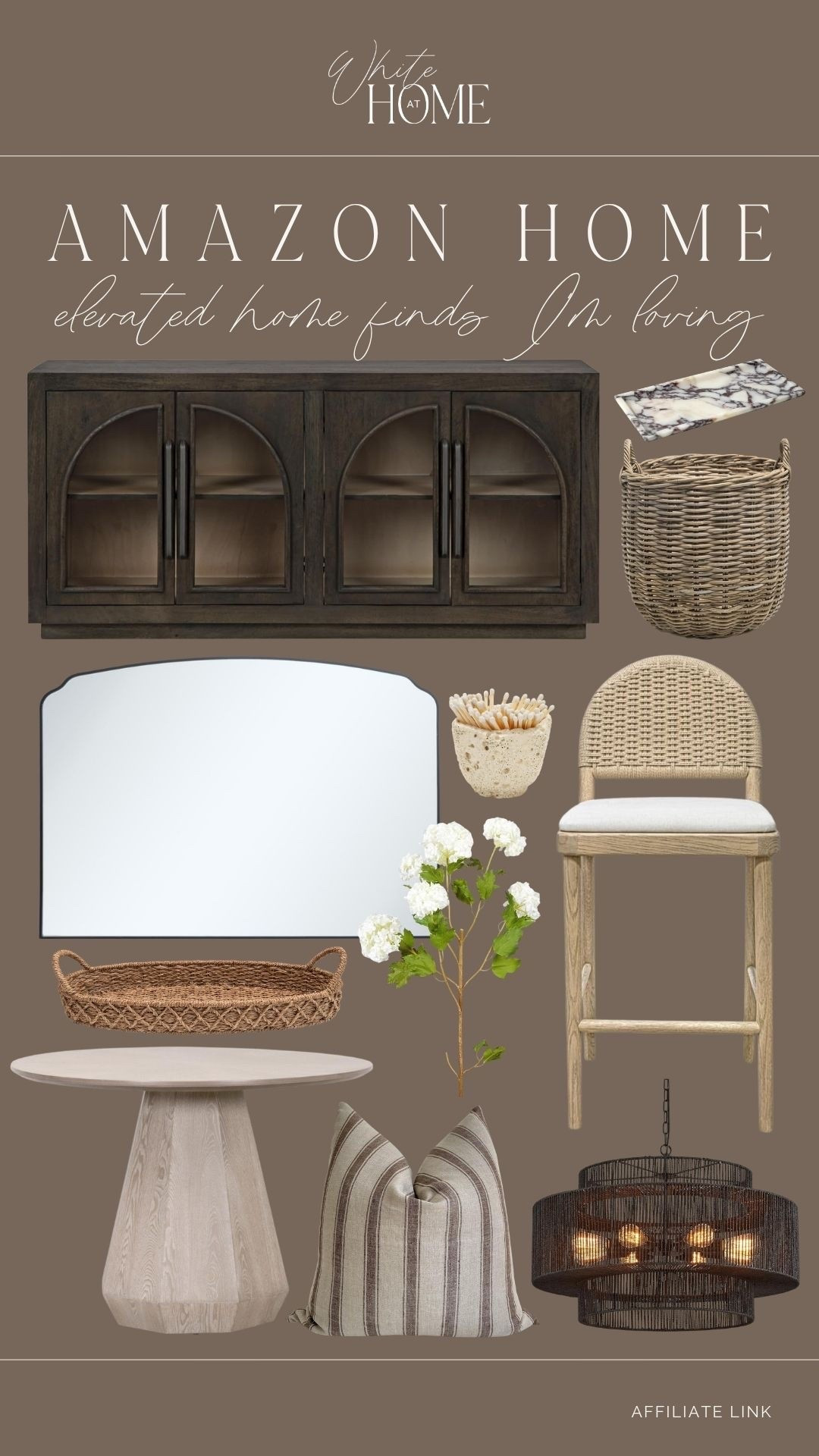 Amazon elevated home finds! A mix of designer styles and elevated home accents that are curated together to create a warm, grounding, and livable space!

#LTKHome