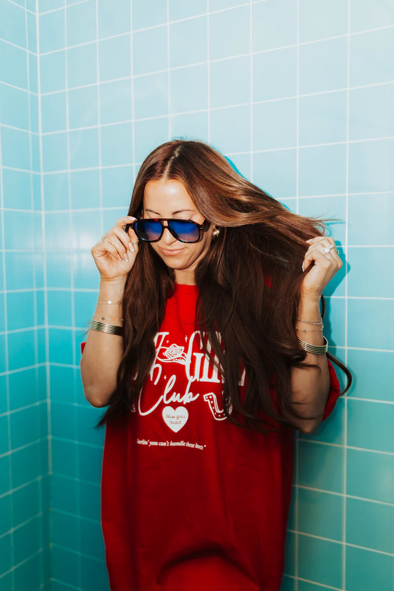 Cowgirl Club Red Tee | Shop Staykation