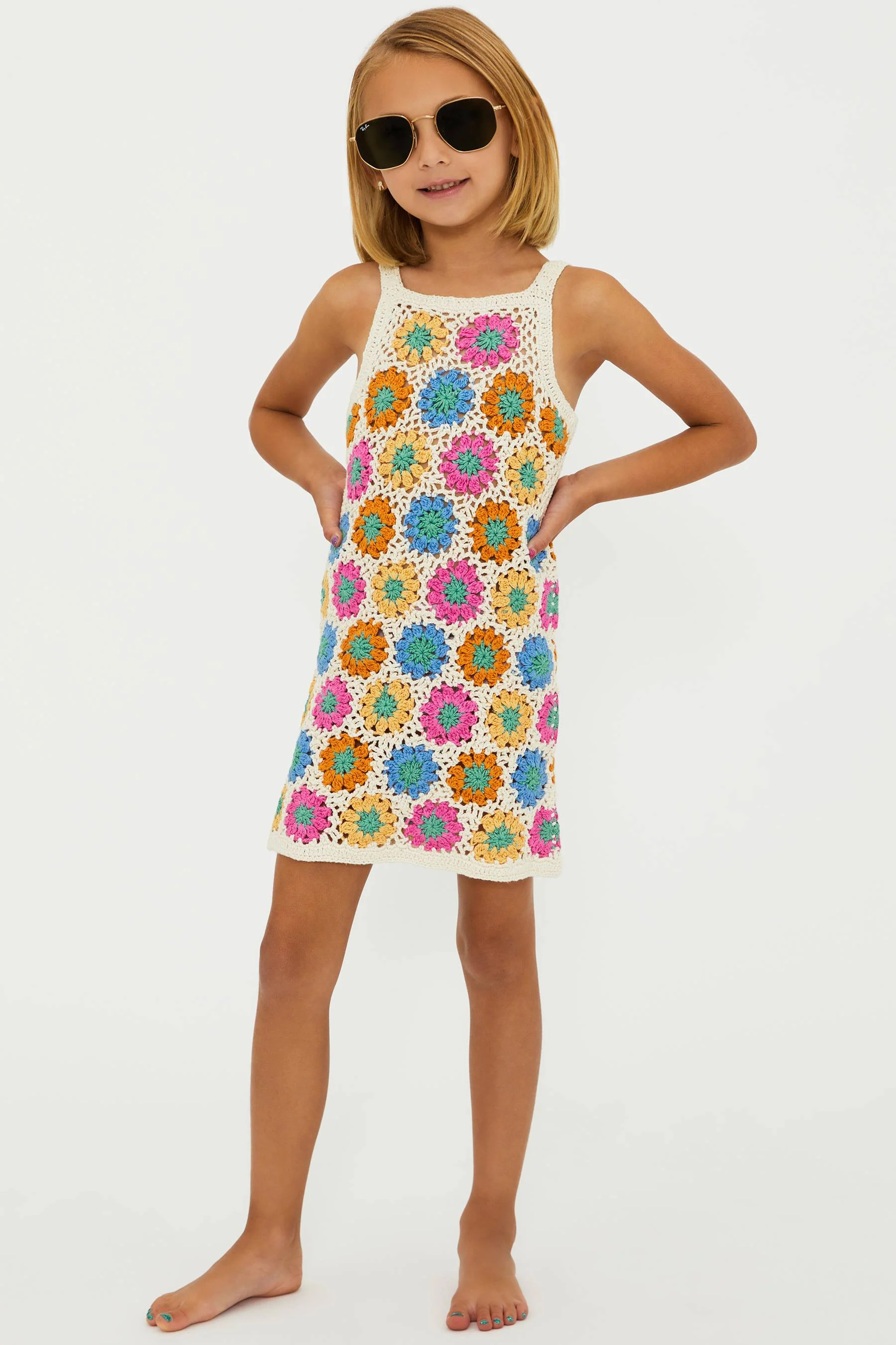 Tessie Dress Golden Hour Flower | Crochet Dress | Beach Riot | Beach Riot