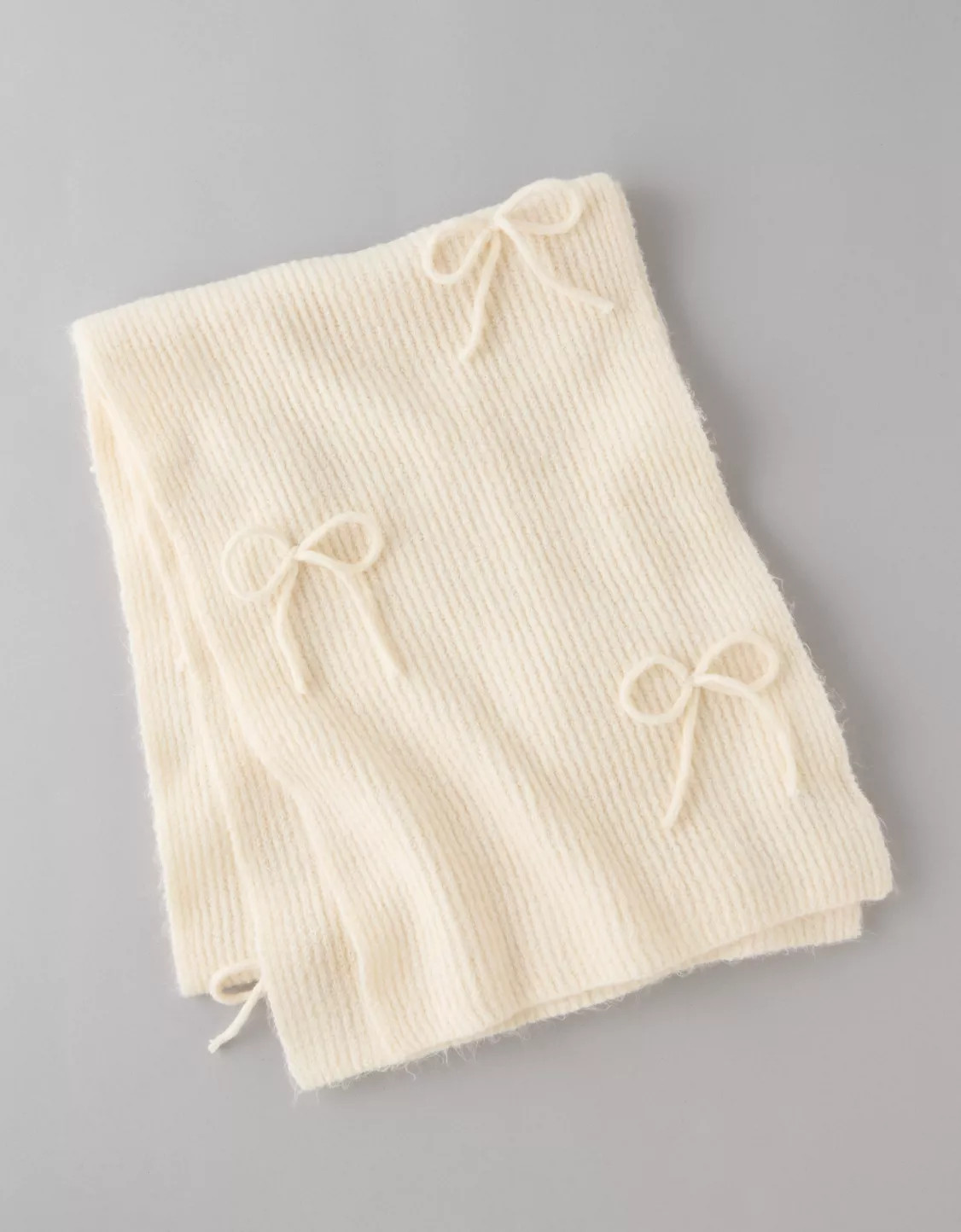 AE Knit Bow Scarf | American Eagle Outfitters (US & CA)