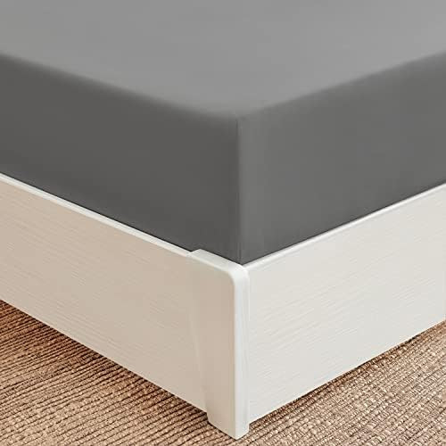 Mellanni Twin XL Fitted Sheet - Deep Pocket Cooling Sheets up to 16 inch - Hotel Luxury 1800 Bedd... | Amazon (US)