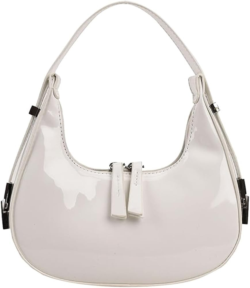 JYG Crescent Shoulder Bag for Women Retro Hobo Handbags Top Handle Bags Fashion Ladies Clutch Pur... | Amazon (US)