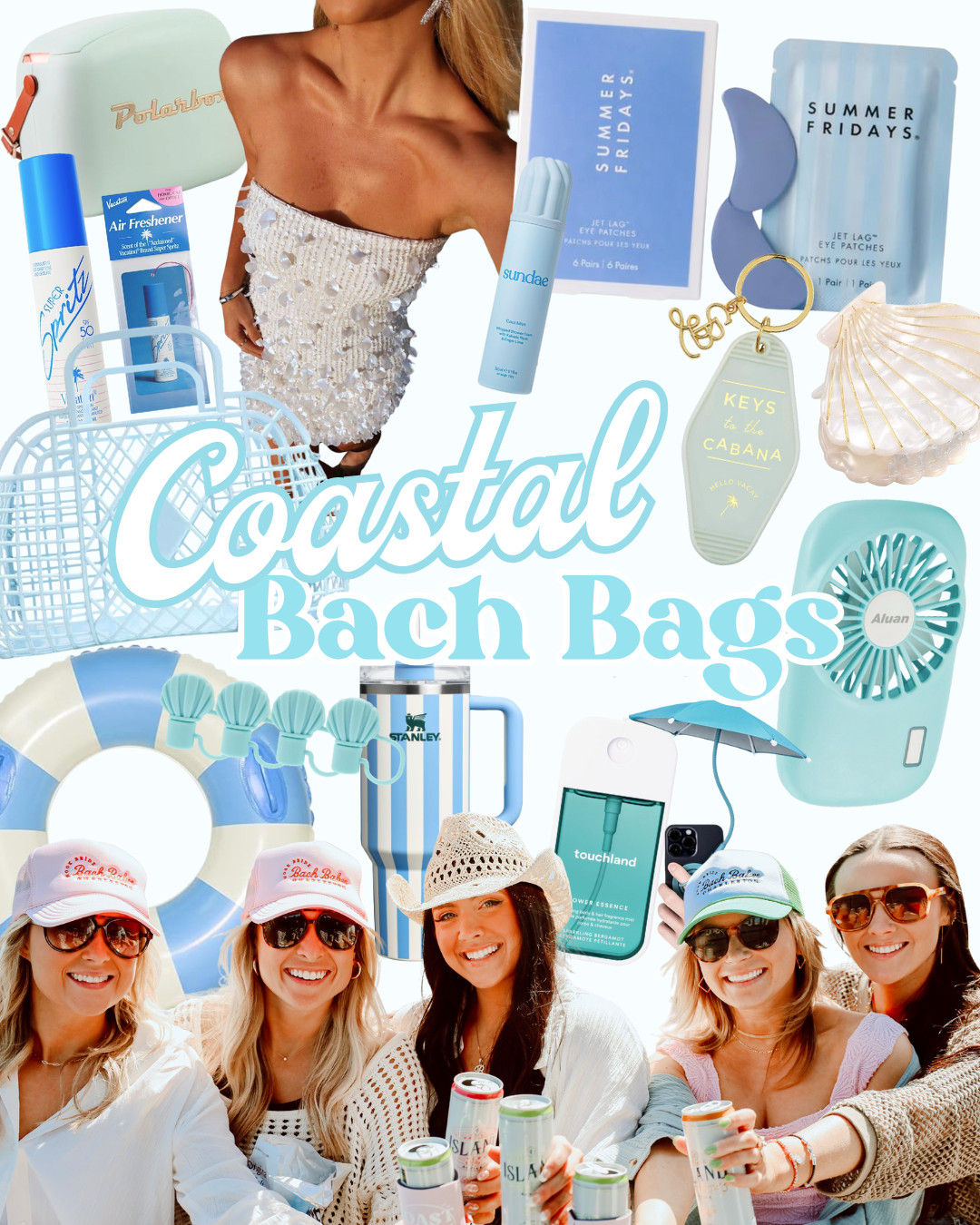Our top party favors & bundle ideas perfect for your coastal bachelorette party! 

 
