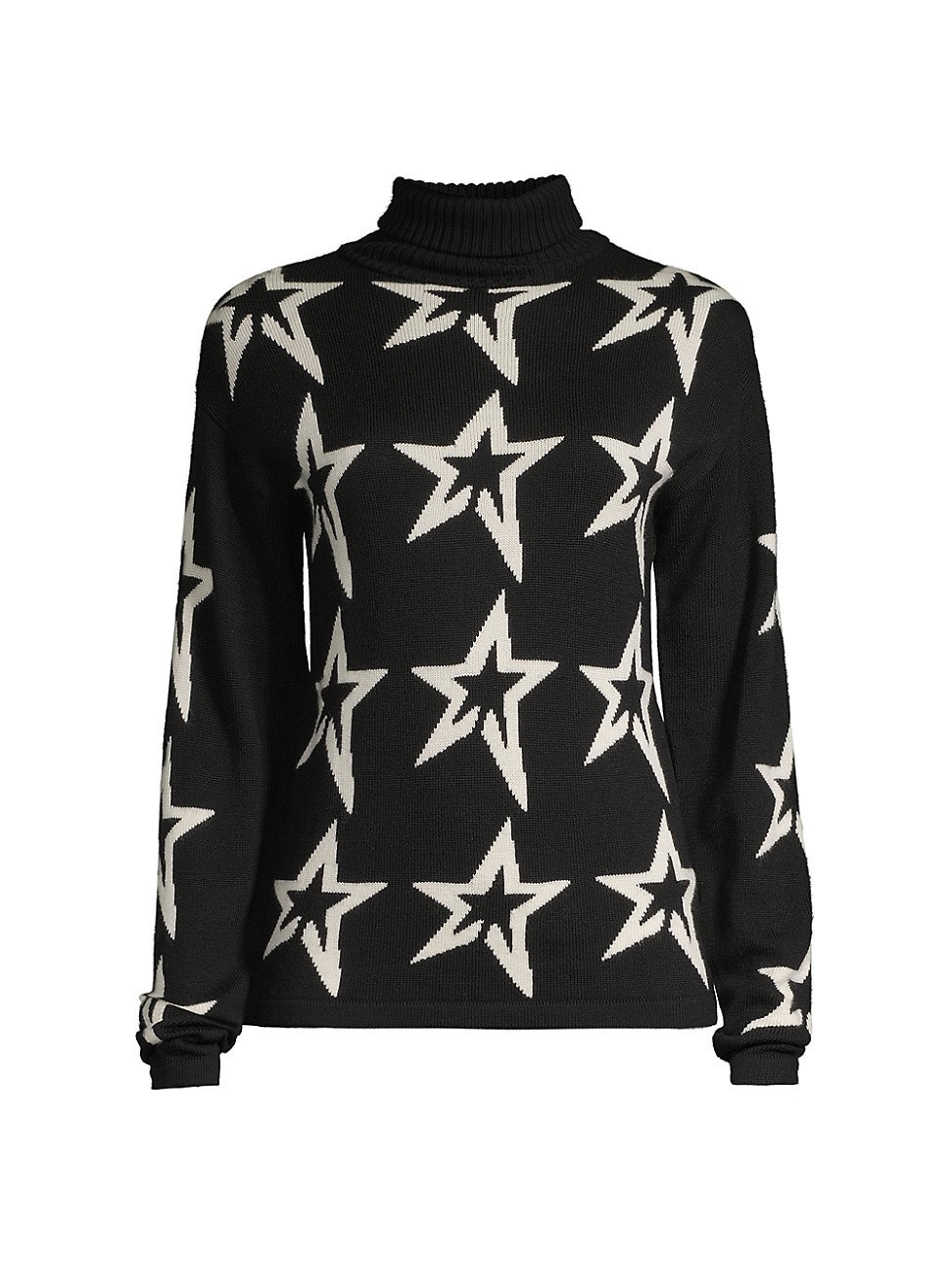 Women's Star Dust Wool Turtleneck Sweater - Black Snow - Size XS | Saks Fifth Avenue