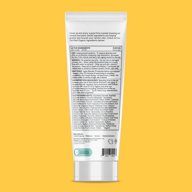 SPF 50 Kid's Mineral Sunscreen Lotion | Hello Bello