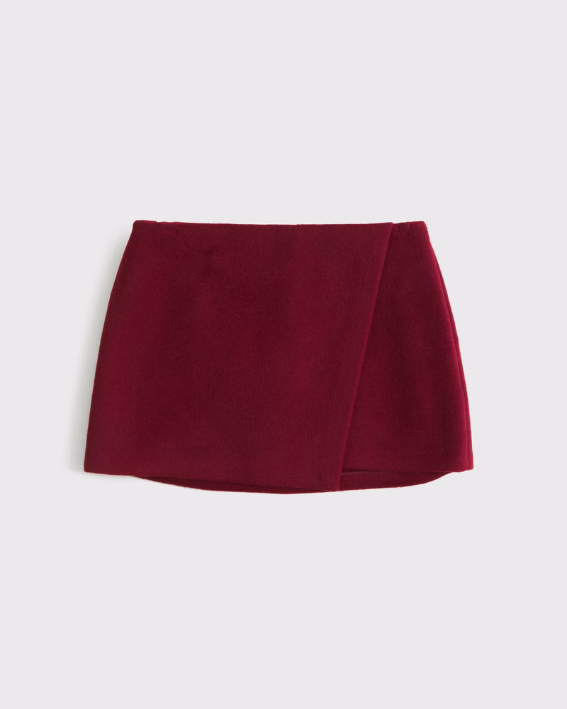 Mid Rise Wrap Skort | Abercrombie & Fitch (US)