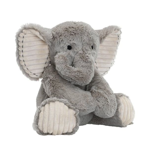 Lambs & Ivy Jungle Safari Gray Plush Elephant Stuffed Animal Toy - Jett - Walmart.com | Walmart (US)