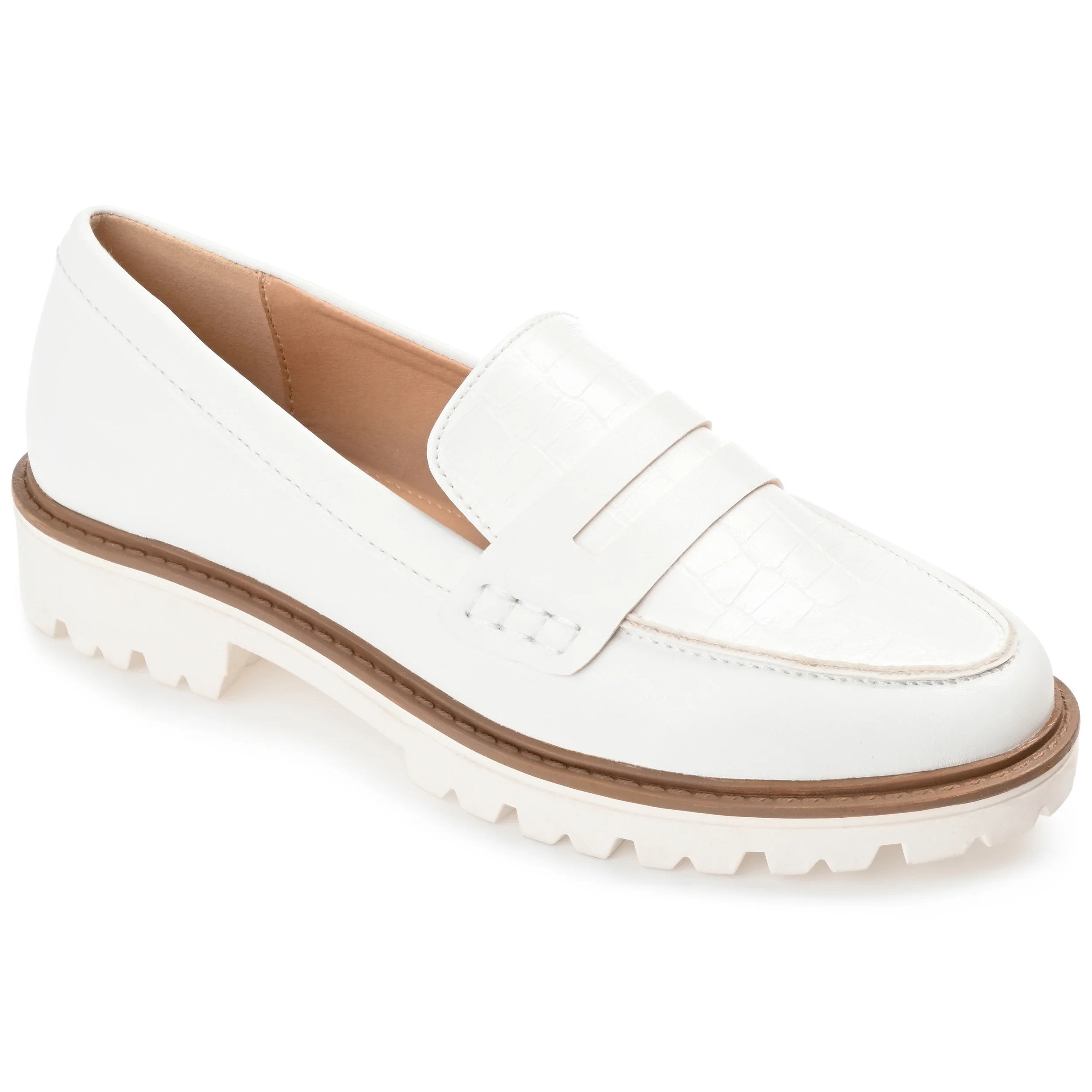 Brinley Co. Womens Tru Comfort Foam™ Treaded Outsole Loafer - Walmart.com | Walmart (US)
