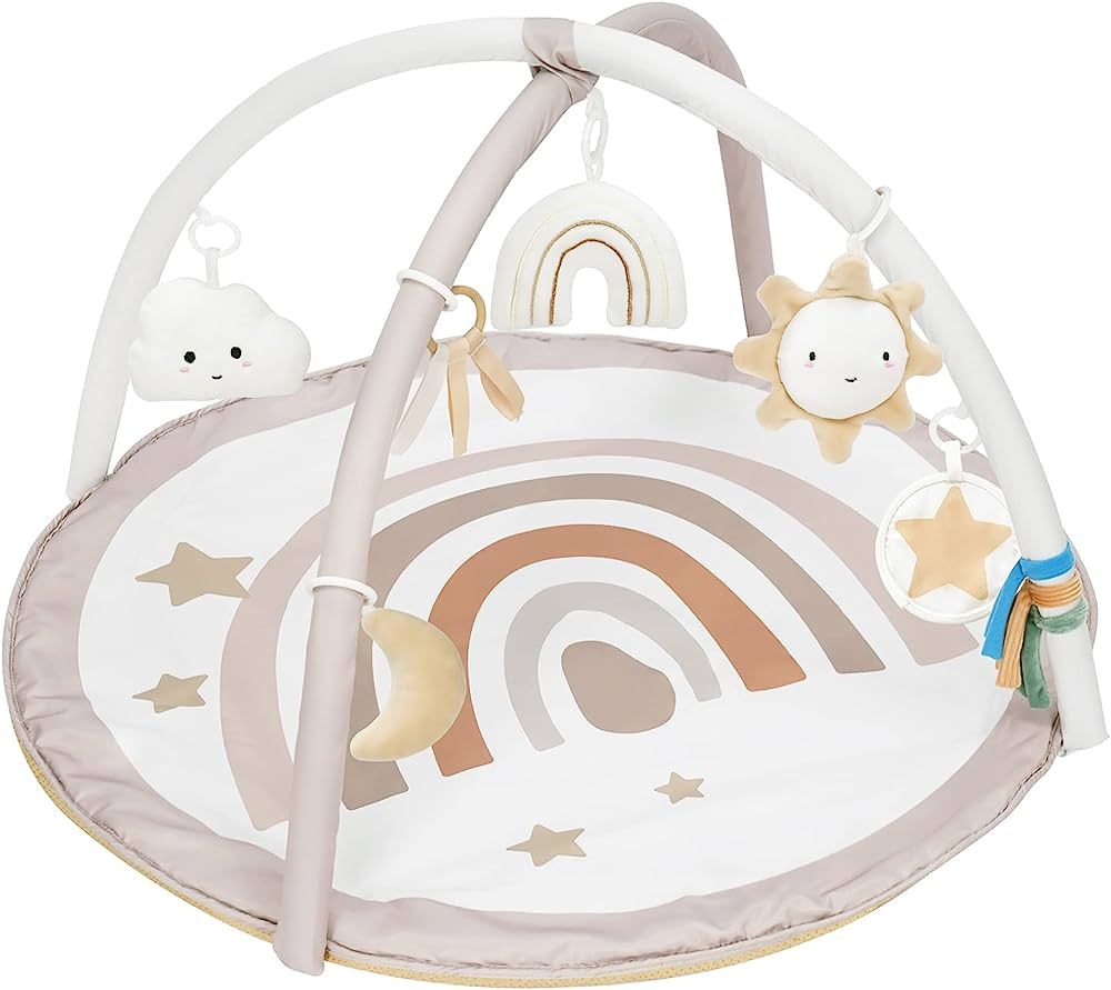 little dove Baby Gym and Infant Play Mat Rainbow Design for Newborn Stage-Based Developmental Act... | Amazon (US)