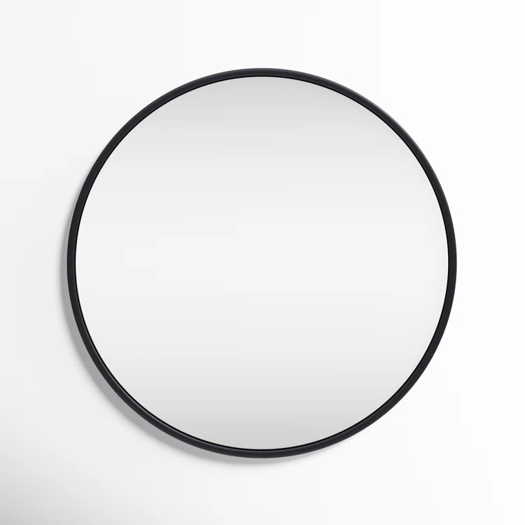 Sabine Metal Round Wall Mirror | AllModern