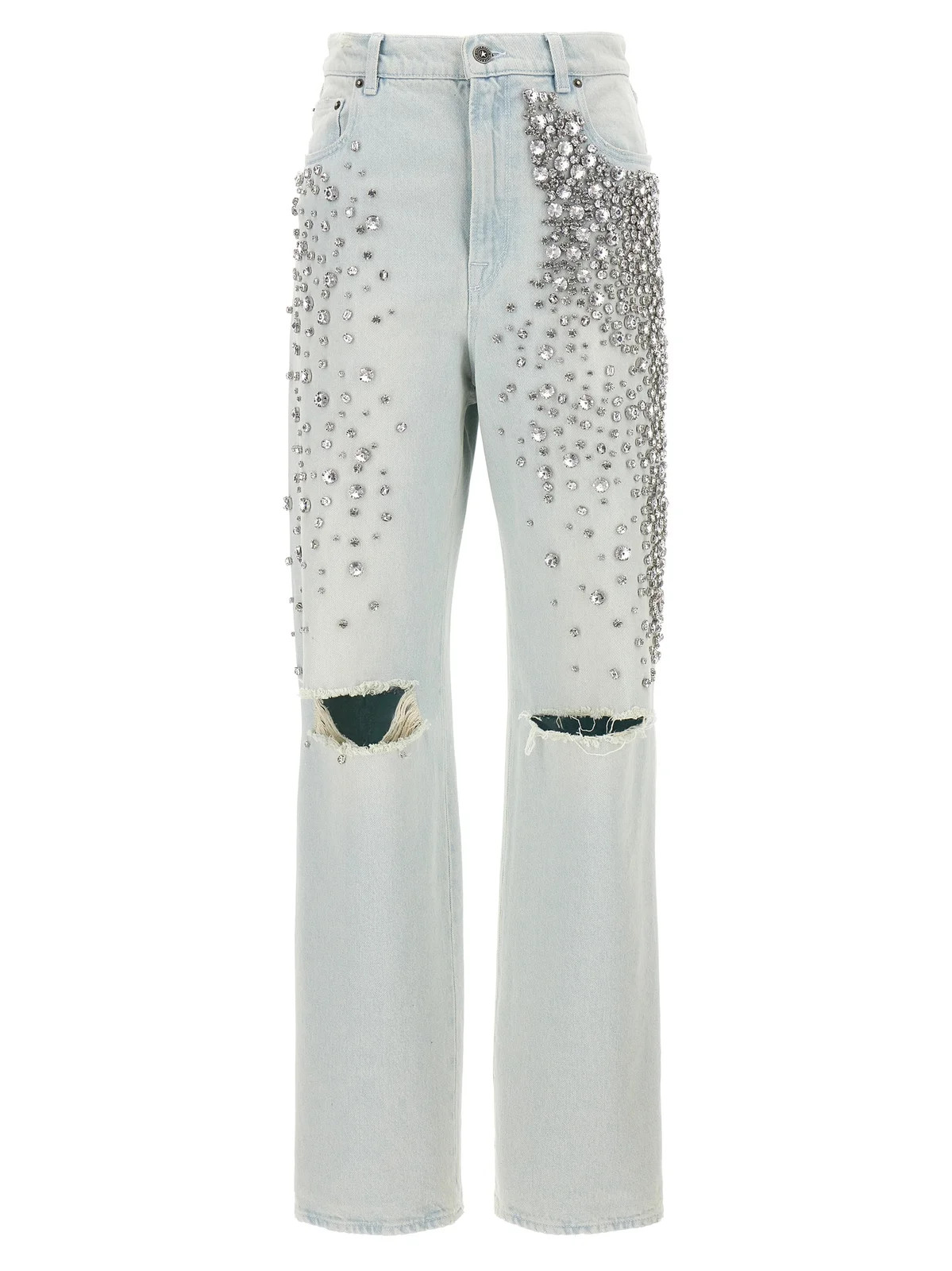 Golden Goose Deluxe Brand Distressed Embellished Jeans | Cettire Global