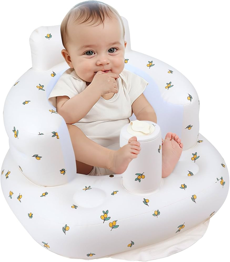 Inflatable Baby Seat for Babies 3 Months & Up, Infant Floor Seats for Sitting Up, Baby Seats for ... | Amazon (US)