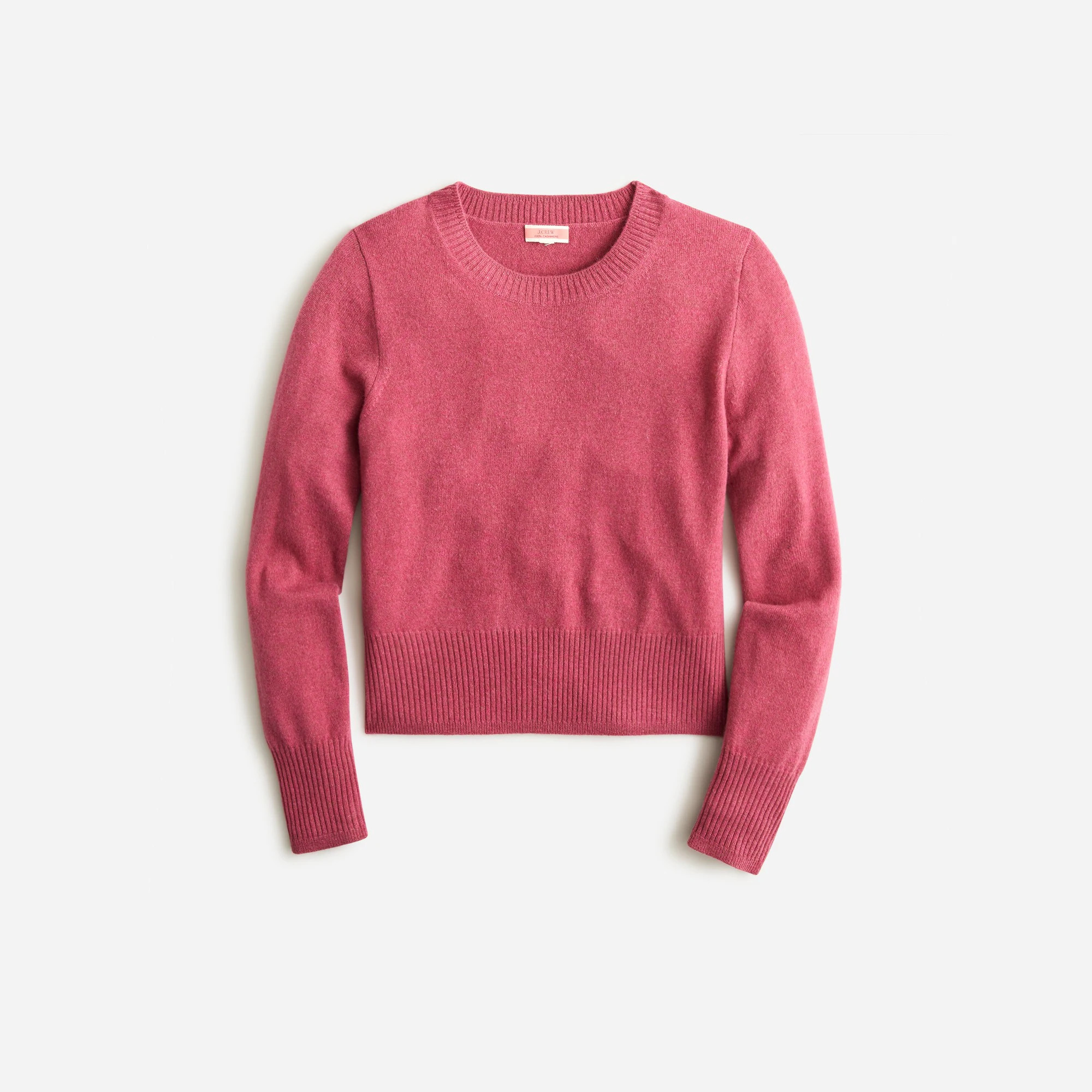 J.Crew: Cropped Cashmere Crewneck Sweater For Women | J. Crew US