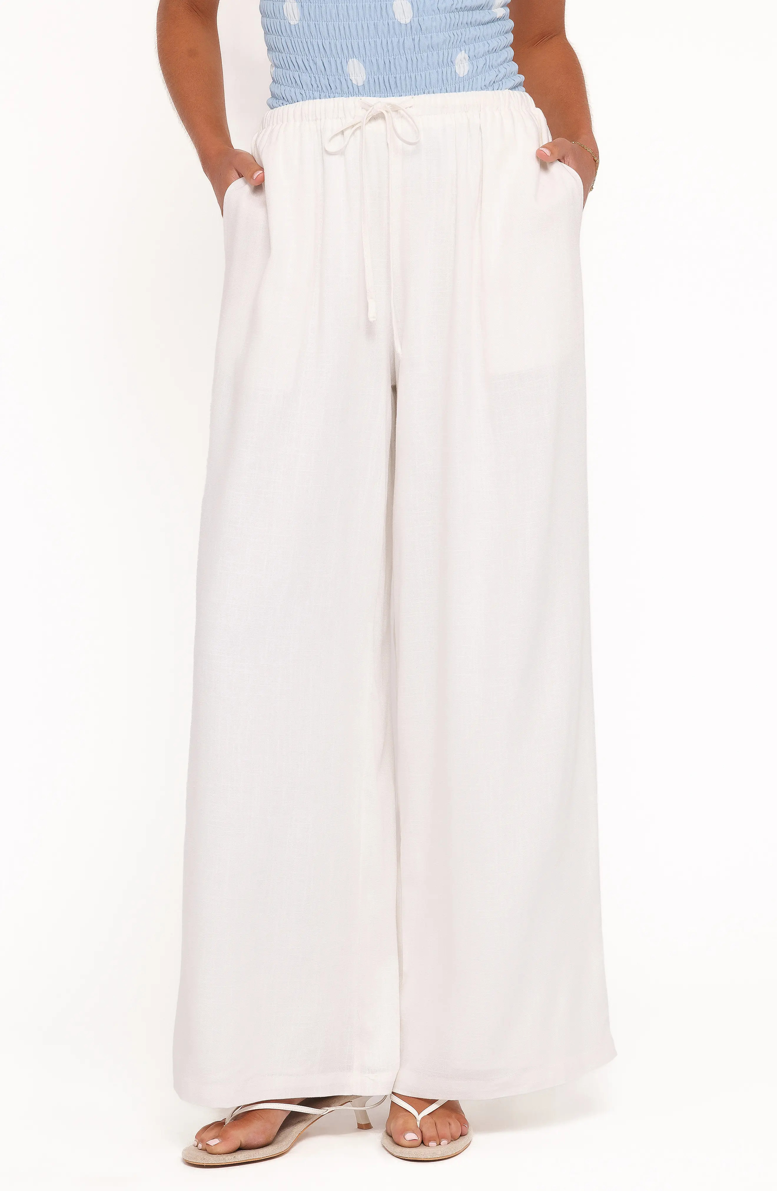 Elowen High Rise Wide Leg Drawstring Pants (Women) | Nordstrom | Nordstrom