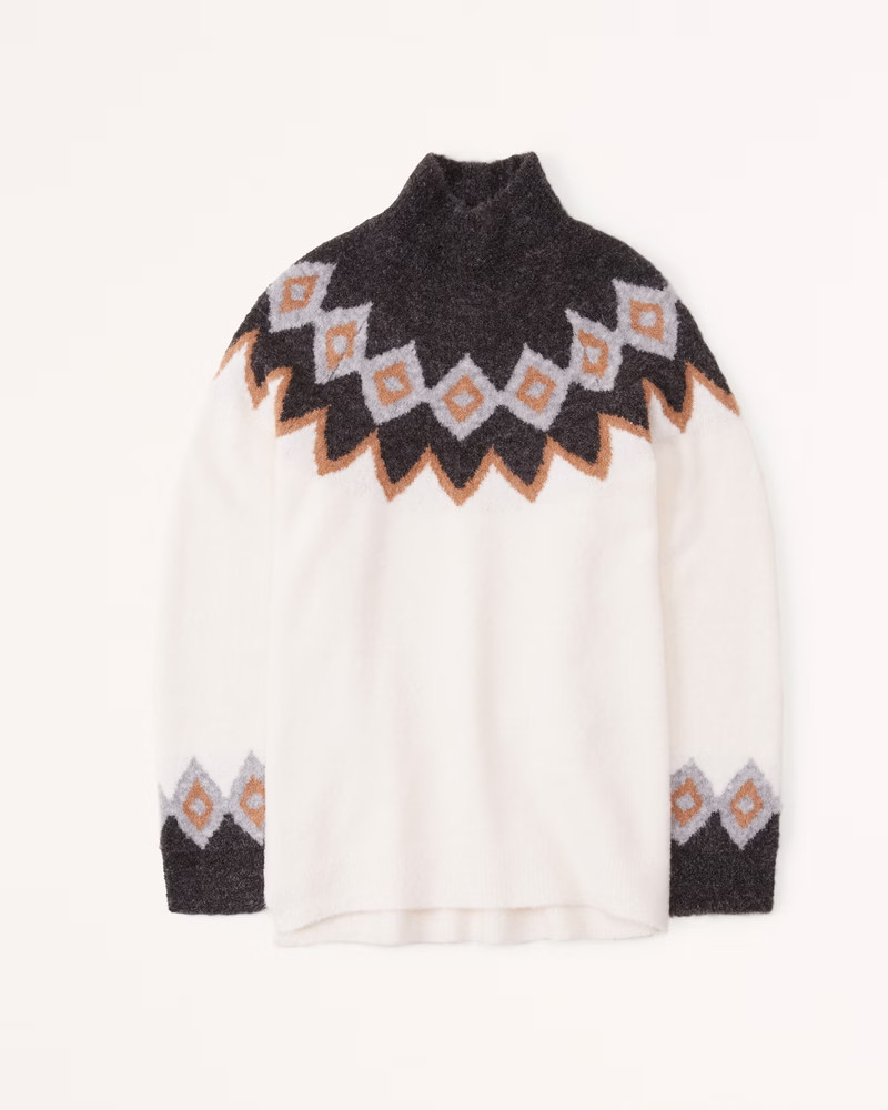 Women's Oversized Turtleneck Sweater | Women's Tops | Abercrombie.com | Abercrombie & Fitch (US)