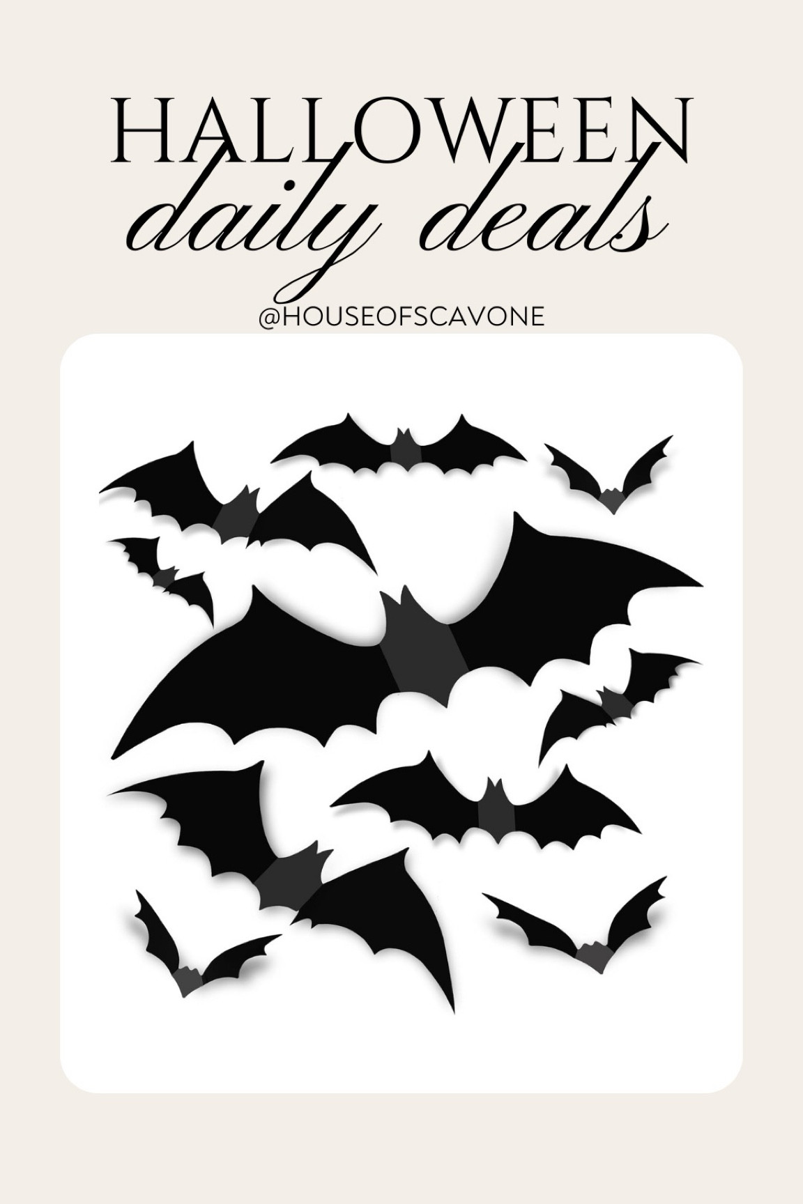 under $6 daily deals for Halloween #halloweenbats #bats #halloween #halloweendecor #halloweenhomedecor #homedecor #stickonbats #wallbats #bat #spookydecor

#LTKHome #LTKSaleAlert #LTKSeasonal