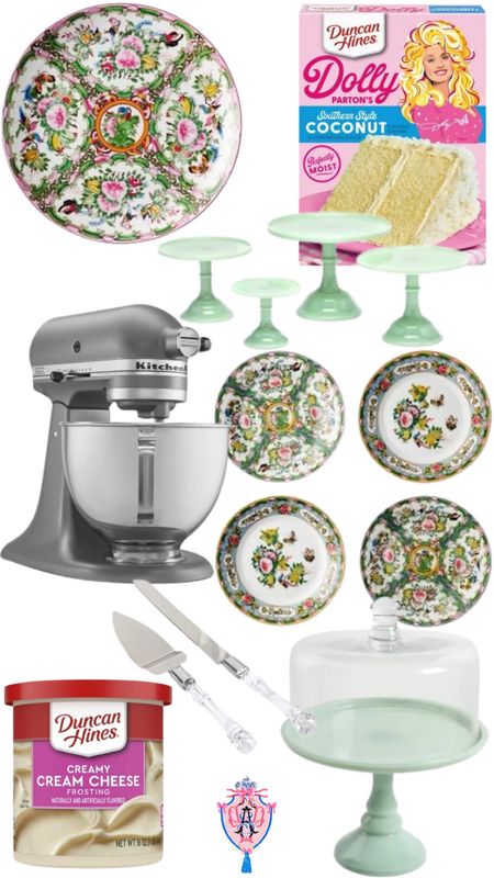 Spring baking - Kitchenaid mixer - china - Dolly Parton Duncan Hines - kitchen - dining room - home - Walmart 

#LTKhome #LTKGiftGuide #LTKFind