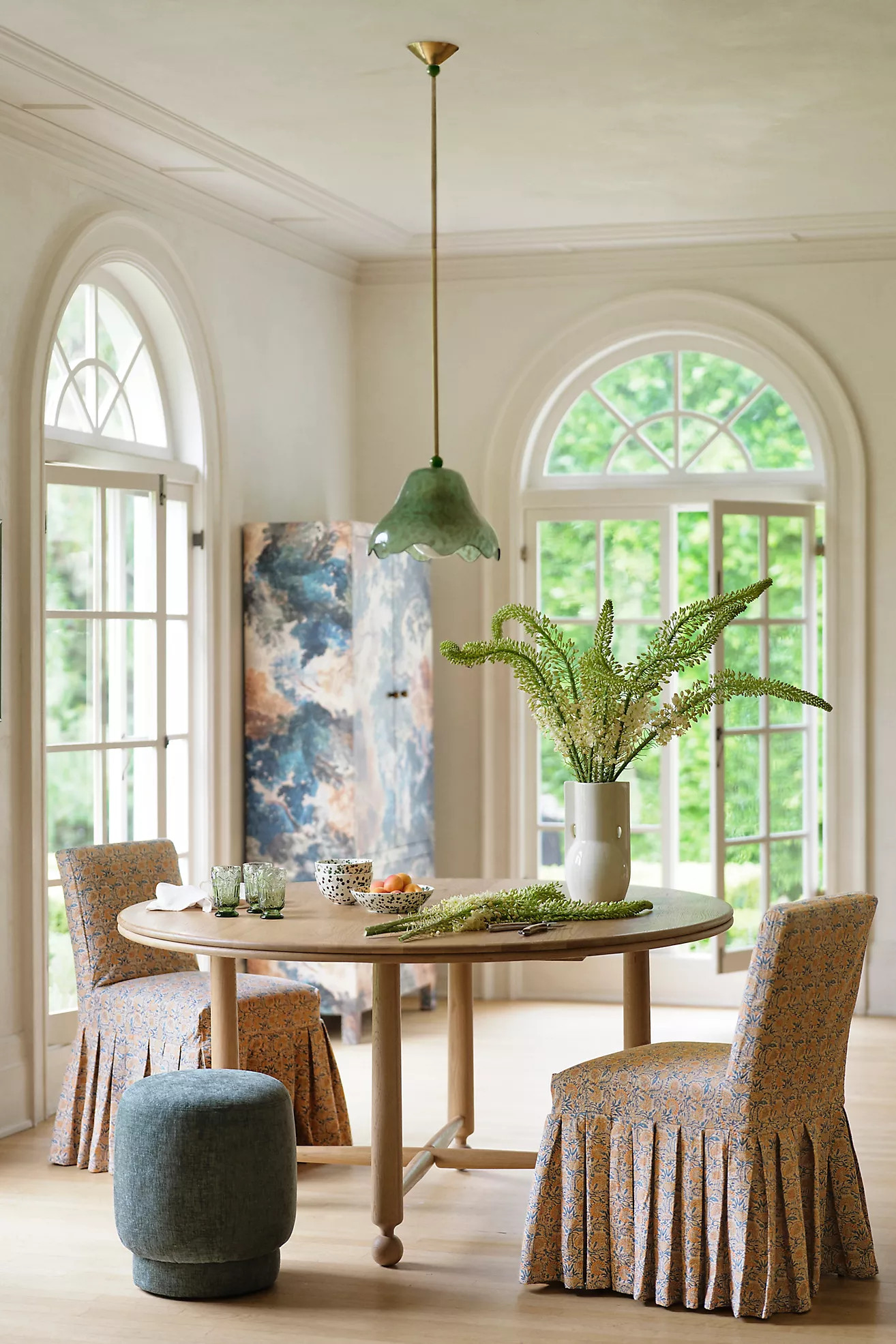 Merve Kahraman Cabinet of Curiosities Glass Wavy Pendant | Anthropologie (US)