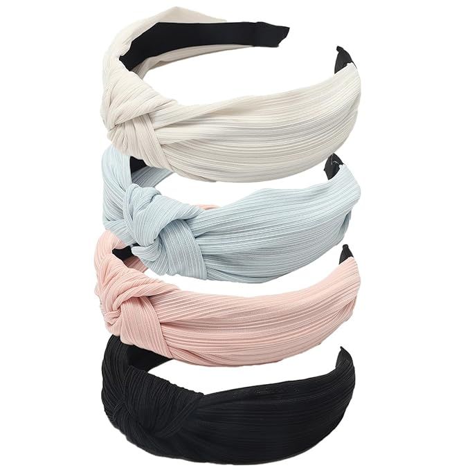 Lvyeer 4 pack headbands for women head bands for women's hair Summer Hair Head Bands girls fashio... | Amazon (US)