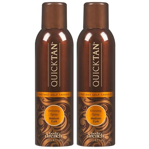 Body Drench QuickTan Instant Bronze Self Tanning Spray – Fast-Drying Self Tanner Spray for Natural-Looking Tan, 6 oz, 2 Pack | Amazon (US)